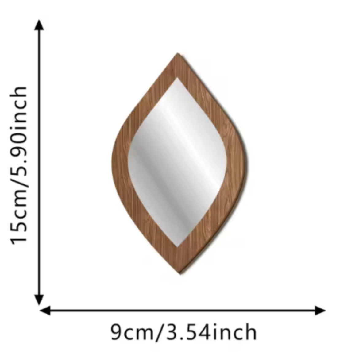 Bali Wandspiegels Set (4 stuks) – Boho Houten wanddecoratie | Luxe Sfeer